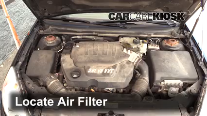 2009 Saturn Aura XR 3.6L V6 Air Filter (Engine) Replace